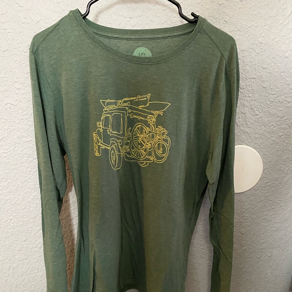 Life is good Jeep Longsleeve